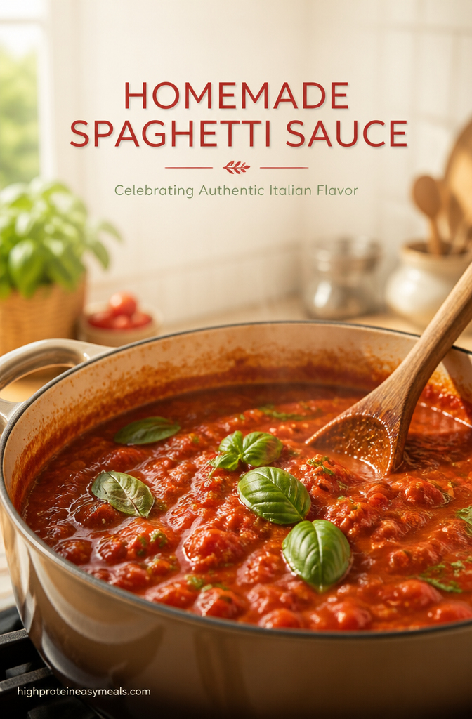 Taste the Tradition: Homemade Spaghetti Sauce Recipe